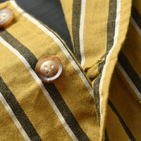 Load image into Gallery viewer, 3 Pieces Set Baby Kid Boys Birthday Party Solid Color Bow Shirts And Striped Vests Waistcoats And Pants Wholesale 23041137
