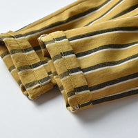 Load image into Gallery viewer, 3 Pieces Set Baby Kid Boys Birthday Party Solid Color Bow Shirts And Striped Vests Waistcoats And Pants Wholesale 23041137
