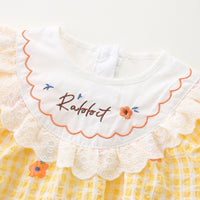 Load image into Gallery viewer, Baby Girls Flower Print Rompers Wholesale 230411372
