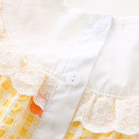 Load image into Gallery viewer, Baby Girls Flower Print Rompers Wholesale 230411372
