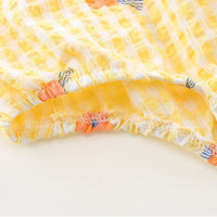 Load image into Gallery viewer, Baby Girls Flower Print Rompers Wholesale 230411372
