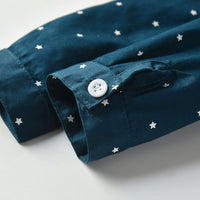 Load image into Gallery viewer, 2 Pieces Set Baby Kid Boys Birthday Star Print Shirts And Solid Color Pants Wholesale 23041138
