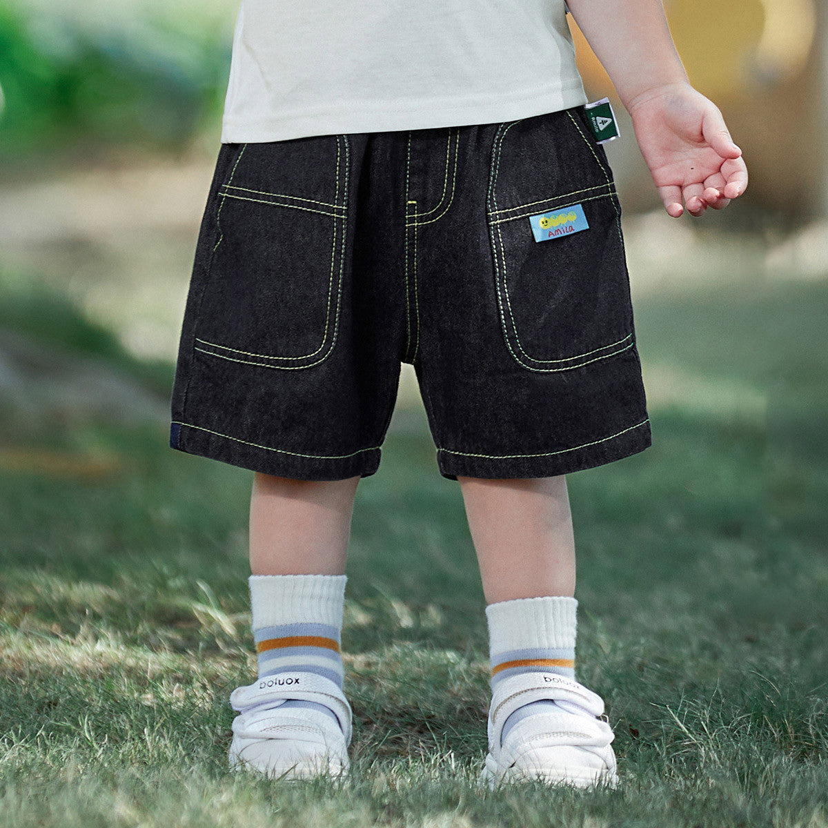 Baby Kid Boys Solid Color Shorts Wholesale 230411388
