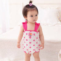 Load image into Gallery viewer, Baby Girls Flower Print Rompers Wholesale 230411390
