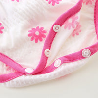 Load image into Gallery viewer, Baby Girls Flower Print Rompers Wholesale 230411390
