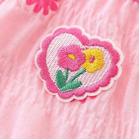 Load image into Gallery viewer, Baby Girls Flower Print Rompers Wholesale 230411390
