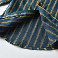 Load image into Gallery viewer, 2 Pieces Set Baby Kid Boys Striped Bow Shirts And Solid Color Jumpsuits Wholesale 23041140
