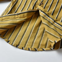 Load image into Gallery viewer, 2 Pieces Set Baby Kid Boys Striped Bow Shirts And Solid Color Jumpsuits Wholesale 23041140
