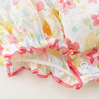 Load image into Gallery viewer, Baby Girls Flower Print Rompers Wholesale 230411400
