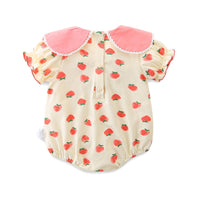 Load image into Gallery viewer, Baby Girls Fruit Print Rompers Wholesale 230411410
