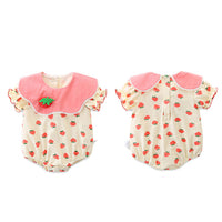 Load image into Gallery viewer, Baby Girls Fruit Print Rompers Wholesale 230411410
