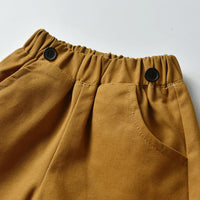 Load image into Gallery viewer, 2 Pieces Set Baby Kid Boys Checked Bow Shirts And Solid Color Pants Wholesale 23041146
