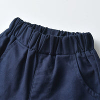 Load image into Gallery viewer, 2 Pieces Set Baby Kid Boys Birthday Party Bow Shirts And Solid Color Shorts Wholesale 23041151
