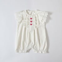 Load image into Gallery viewer, Baby Girls Embroidered Rompers Wholesale 23041155
