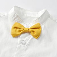 Load image into Gallery viewer, 2 Pieces Set Baby Kid Boys Solid Color Shirts And Jumpsuits Wholesale 23041156
