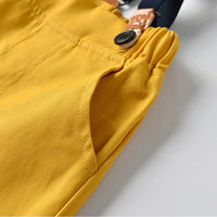 Load image into Gallery viewer, 2 Pieces Set Baby Kid Boys Solid Color Shirts And Jumpsuits Wholesale 23041156
