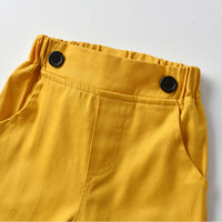 Load image into Gallery viewer, 2 Pieces Set Baby Kid Boys Solid Color Shirts And Jumpsuits Wholesale 23041156
