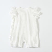 Load image into Gallery viewer, Baby Girls Bow Lace Rompers Wholesale 23041157
