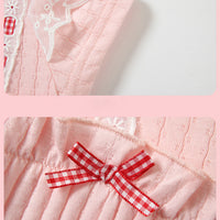 Load image into Gallery viewer, Baby Girls Bow Lace Rompers Wholesale 23041157
