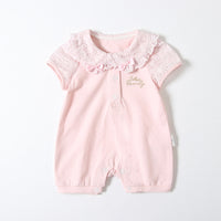 Load image into Gallery viewer, Baby Girls Letters Embroidered Rompers Wholesale 23041158
