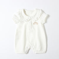 Load image into Gallery viewer, Baby Girls Letters Embroidered Rompers Wholesale 23041158
