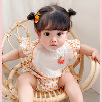 Load image into Gallery viewer, Baby Girls Fruit Print Rompers Wholesale 23041160
