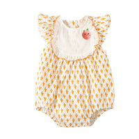 Load image into Gallery viewer, Baby Girls Fruit Print Rompers Wholesale 23041160
