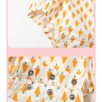 Load image into Gallery viewer, Baby Girls Fruit Print Rompers Wholesale 23041160
