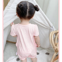 Load image into Gallery viewer, Baby Girls Fruit Embroidered Rompers Wholesale 23041162
