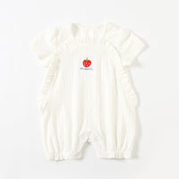 Load image into Gallery viewer, Baby Girls Fruit Embroidered Rompers Wholesale 23041162
