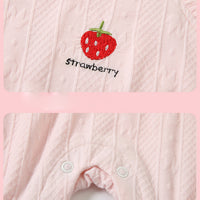 Load image into Gallery viewer, Baby Girls Fruit Embroidered Rompers Wholesale 23041162
