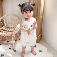 Load image into Gallery viewer, Baby Girls Fruit Embroidered Rompers Wholesale 23041163
