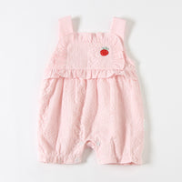 Load image into Gallery viewer, Baby Girls Fruit Embroidered Rompers Wholesale 23041163

