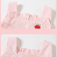 Load image into Gallery viewer, Baby Girls Fruit Embroidered Rompers Wholesale 23041163
