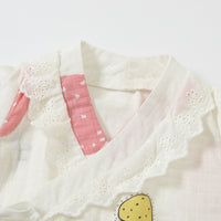 Load image into Gallery viewer, Baby Girls Fruit Print Rompers Wholesale 23041164
