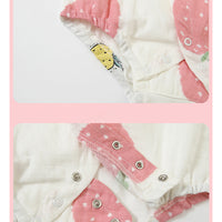 Load image into Gallery viewer, Baby Girls Fruit Print Rompers Wholesale 23041164
