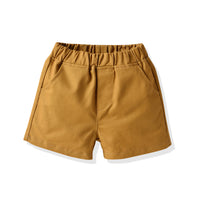 Load image into Gallery viewer, 2 Pieces Set Baby Kid Boys Animals Cartoon Print Shirts And Solid Color Shorts Wholesale 23041165
