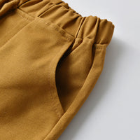 Load image into Gallery viewer, 2 Pieces Set Baby Kid Boys Animals Cartoon Print Shirts And Solid Color Shorts Wholesale 23041165
