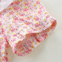 Load image into Gallery viewer, Baby Girls Flower Print Rompers Wholesale 23041178
