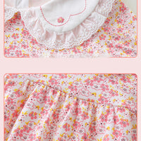 Load image into Gallery viewer, Baby Girls Flower Print Rompers Wholesale 23041178
