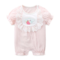 Load image into Gallery viewer, Baby Girls Cartoon Lace Jumpsuits Wholesale 23041179
