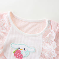 Load image into Gallery viewer, Baby Girls Cartoon Lace Jumpsuits Wholesale 23041179
