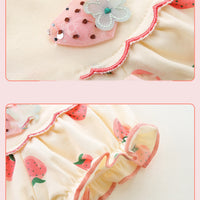 Load image into Gallery viewer, Baby Girls Fruit Print Rompers Wholesale 23041183
