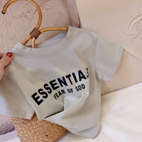 Load image into Gallery viewer, 2 Pieces Set Baby Kid Unisex Letters Print T-Shirts And Shorts Wholesale 23041190
