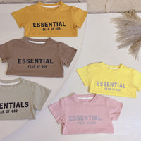 Load image into Gallery viewer, 2 Pieces Set Baby Kid Unisex Letters Print T-Shirts And Shorts Wholesale 23041190
