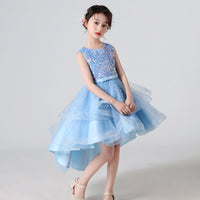 Load image into Gallery viewer, Kid Girls Solid Color Dressy Princess Dresses Wholesale 23041306
