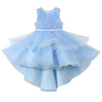 Load image into Gallery viewer, Kid Girls Solid Color Dressy Princess Dresses Wholesale 23041306
