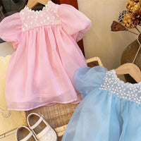 Load image into Gallery viewer, Baby Kid Girls Solid Color Dresses Wholesale 23041309

