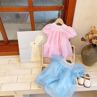Load image into Gallery viewer, Baby Kid Girls Solid Color Dresses Wholesale 23041309
