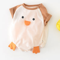 Load image into Gallery viewer, Baby Unisex Color-blocking Cartoon Rompers Wholesale 230413126
